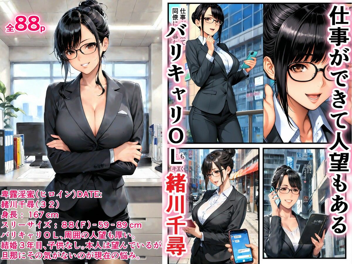 サンプル画像1:バリキャリ人妻の弱みを握って脅そうとしたら逆にサキュバられてカスカスになるまで搾り取られた件(サークル闇鍋花火) [d_587629]