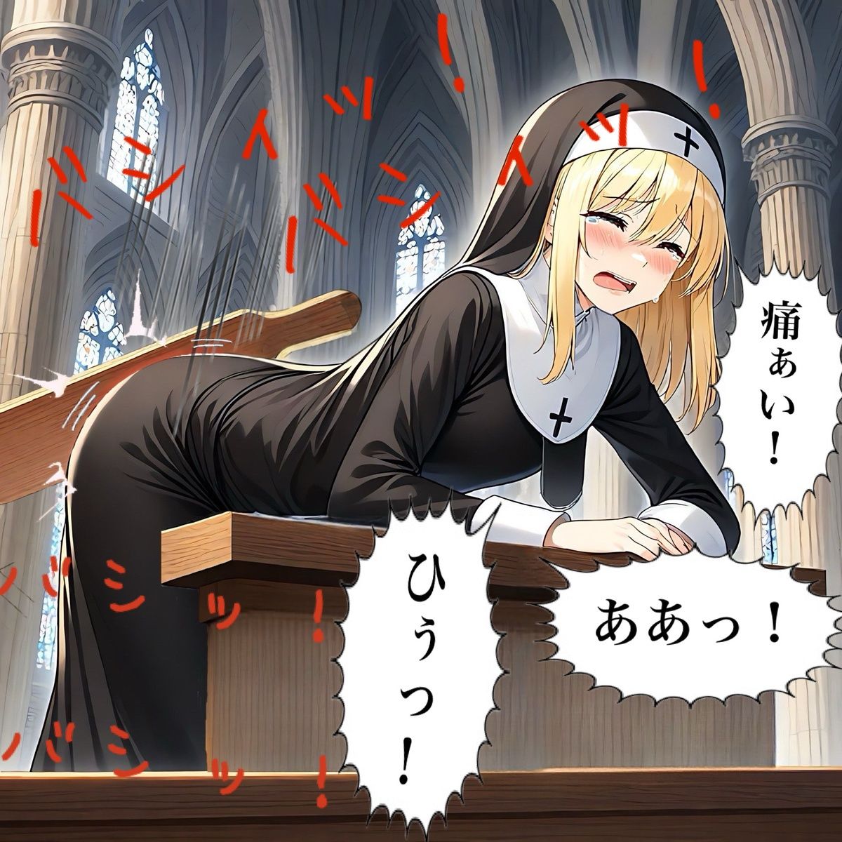 サンプル画像2:女子修道院のお仕置き(紅月舎) [d_587668]