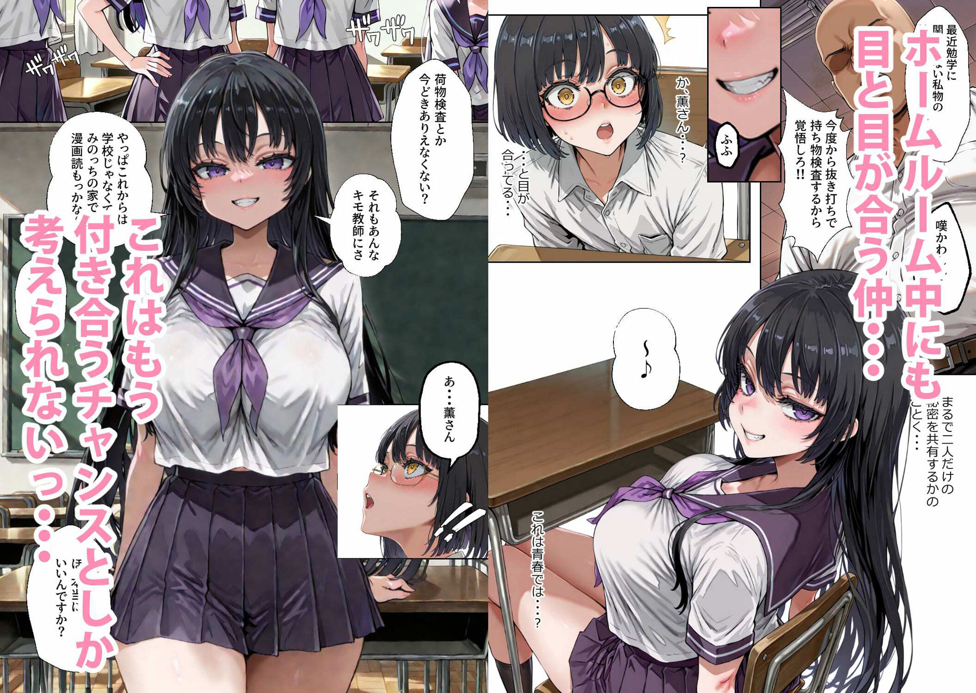 催〇教室 陰キャの僕にも優しい一軍ギャルは淫行教師の肉便器生オナホでした 画像3