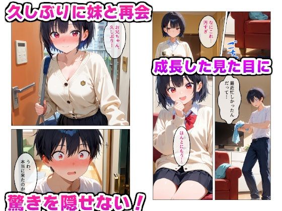 サンプル画像2:制服姿の妹が可愛すぎたので我慢できず生ハメしちゃった話(かものん) [d_588315]