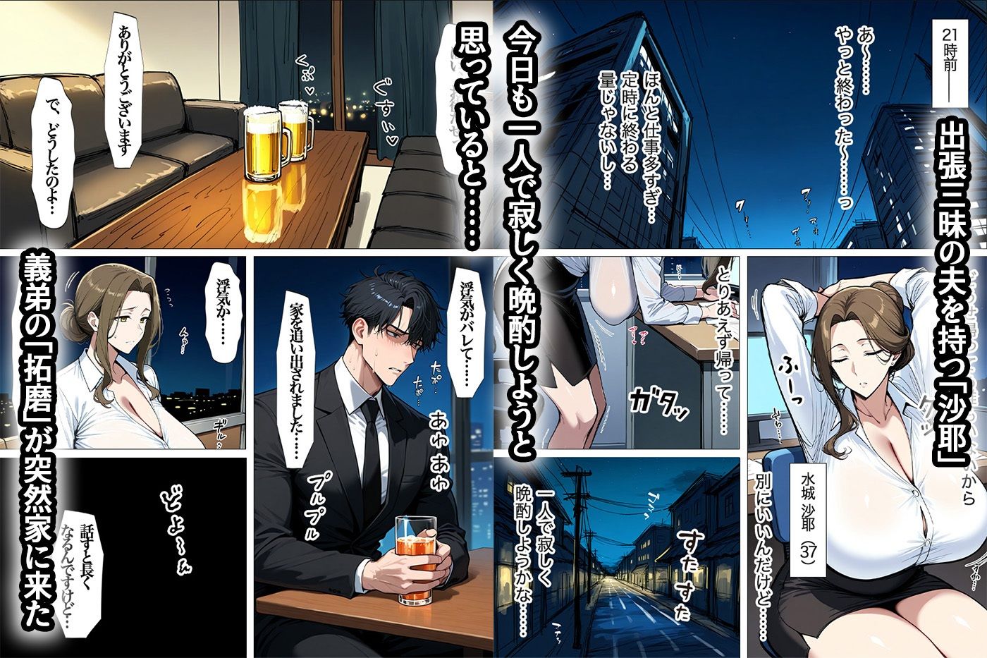 サンプル画像1:爆乳OLの兄の奥さんと出張中の兄の家で本気ナカだしセックス(すぷらっしゅまうんてん) [d_588333]