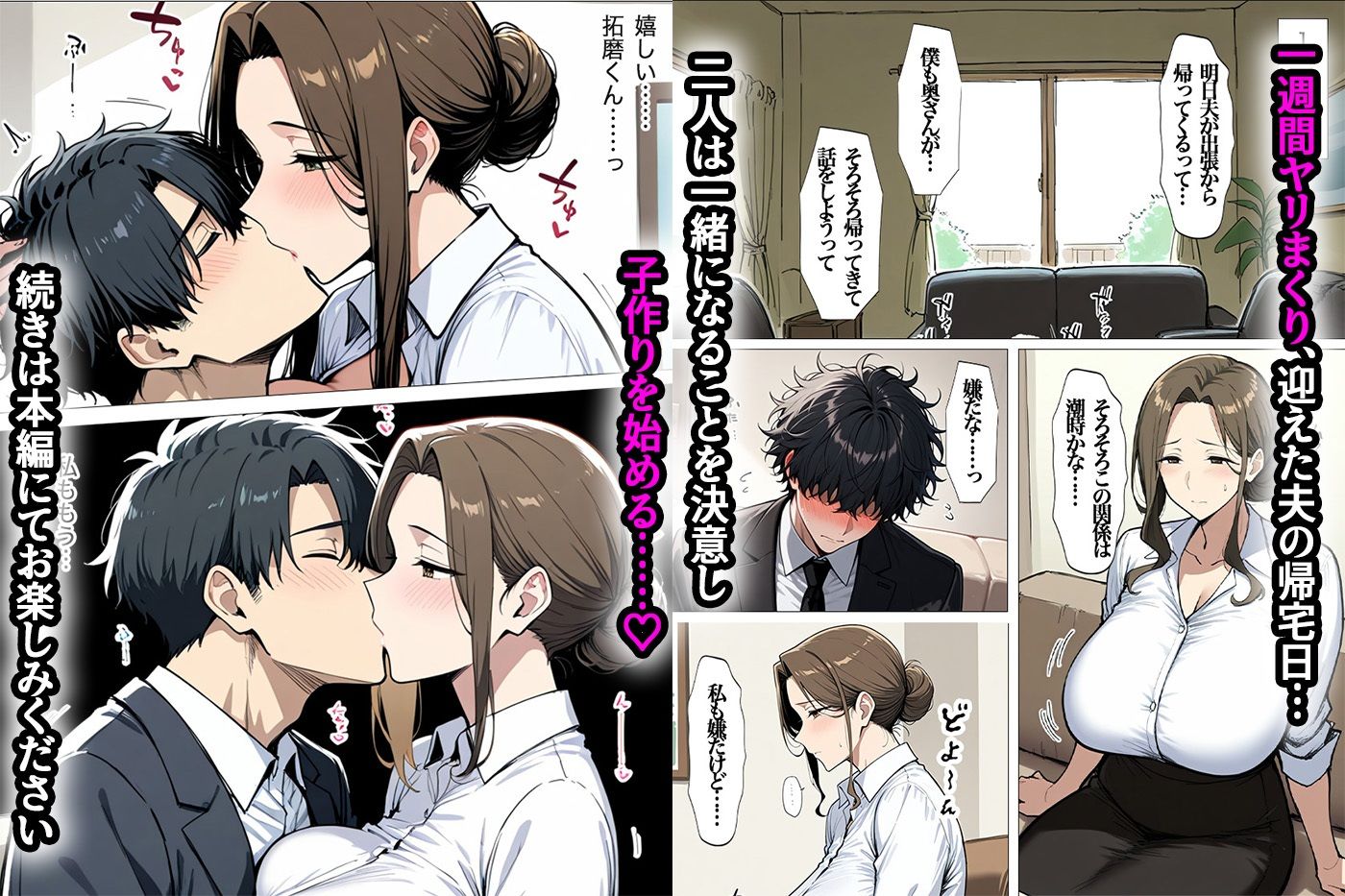 爆乳OLの兄の奥さんと出張中の兄の家で本気ナカだしセックス 画像10
