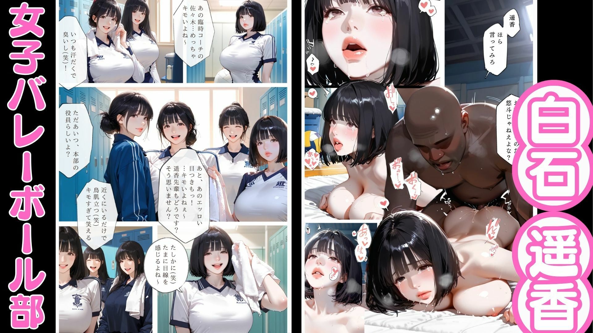 サンプル画像1:放課後隷辱倶楽部 Neo: 〜女子バレーボール部 白石遥香〜(AI_MAKER) [d_588539]