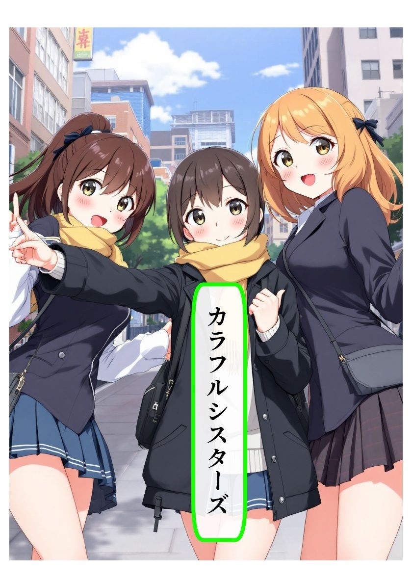 サンプル画像1:カラフルシスターズ(AI漫画倶楽部Tea) [d_589027]