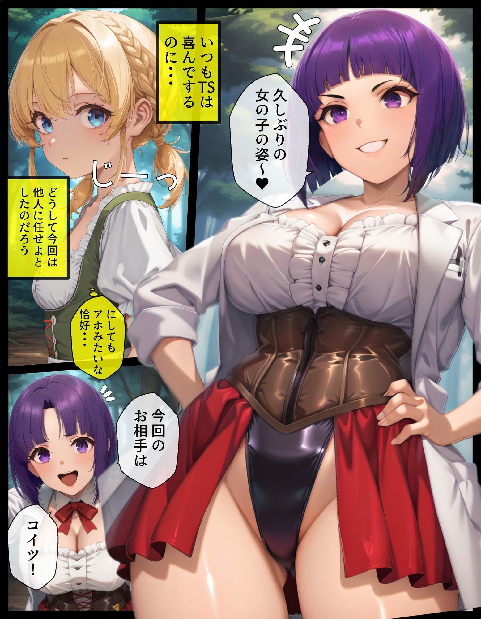 サンプル画像2:TSして異種姦されたい〜ローパー触手編〜(AIでも愛はある) [d_589052]