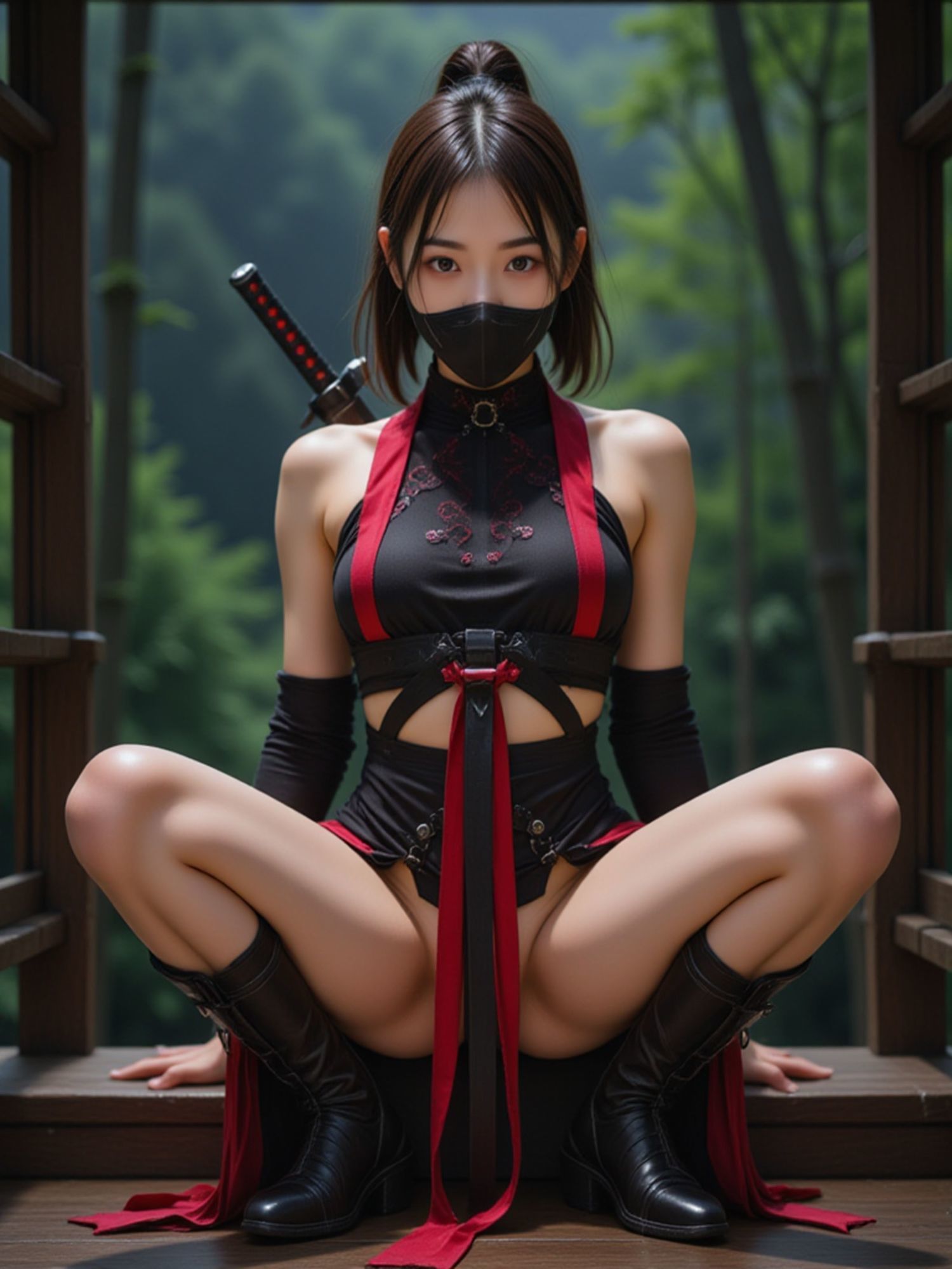 サンプル画像6:くノ一(Liyu(りゆ)) [d_589481]