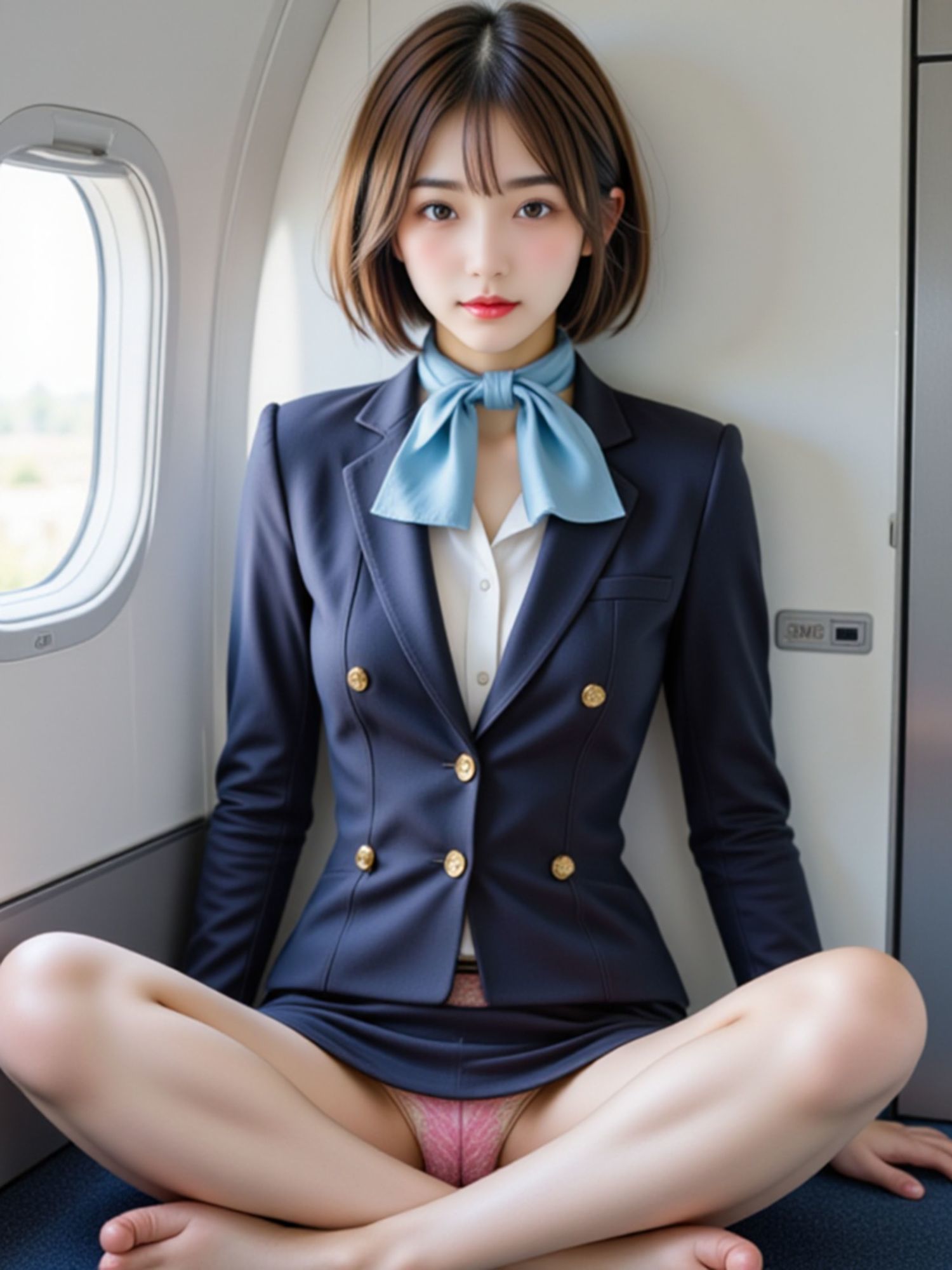 サンプル画像5:キャビンアテンダント(Liyu(りゆ)) [d_589488]