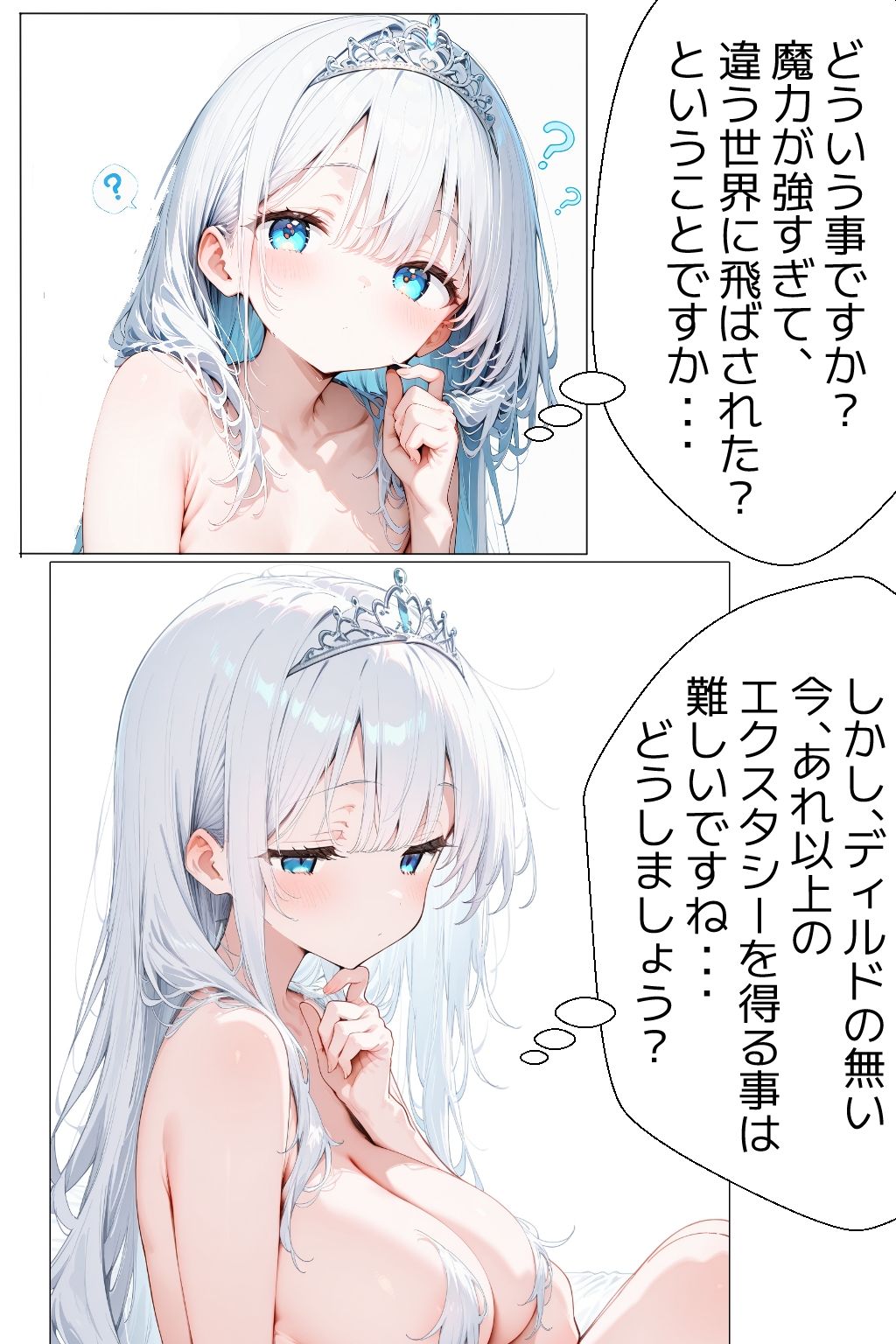 サンプル画像3:白の国の姫、ディルドで現世に転生♪(ぷにあい) [d_590136]