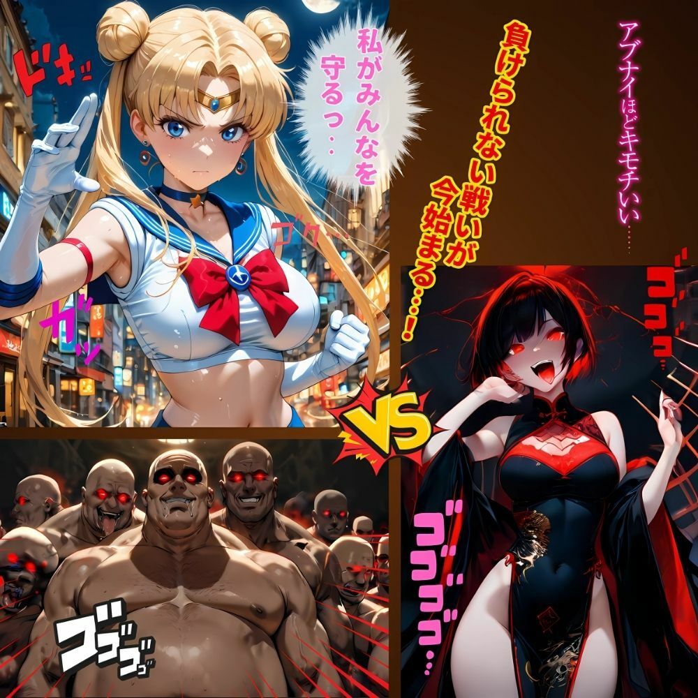 サンプル画像1:セーラー戦士‥最強の女戦士がオジサンの前でイキ堕ちる‥月野うさぎ(快楽建設本店営業部) [d_590214]