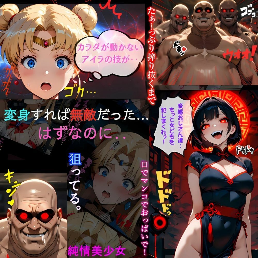 セーラー戦士‥最強の女戦士がオジサンの前でイキ堕ちる‥月野うさぎ 画像3