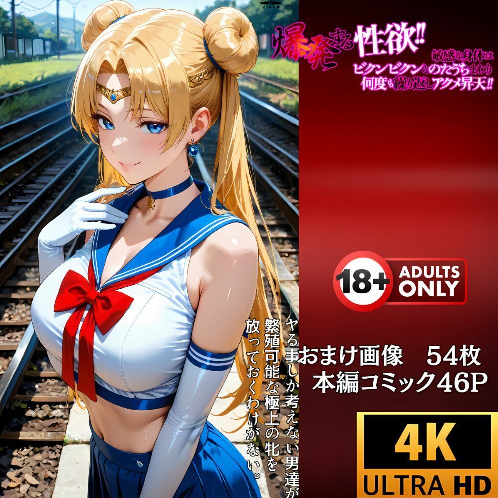 セーラー戦士‥最強の女戦士がオジサンの前でイキ堕ちる‥月野うさぎ 画像8