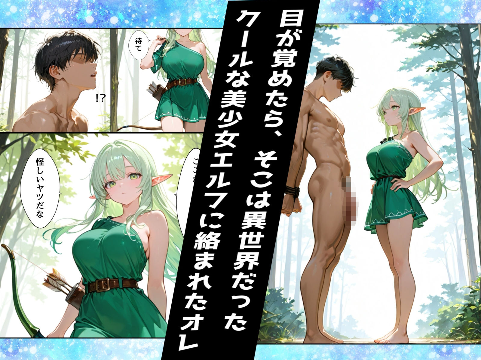 サンプル画像1:性に無知なエルフたちをち〇ぽ漬けにした話(チョコラッテ) [d_590531]