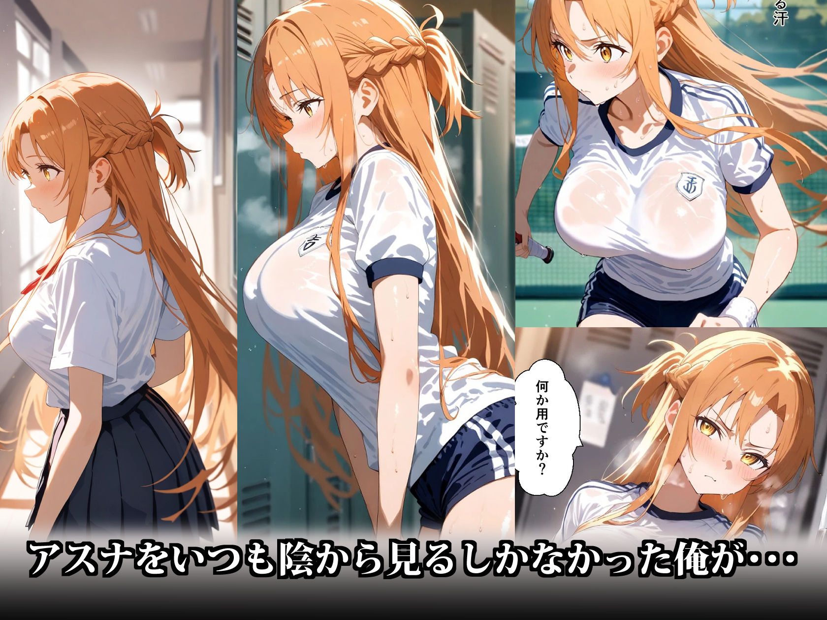 サンプル画像1:種付けおじさんがチート能力でアスナを好き放題(いろは) [d_590712]