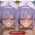 トイレでパープルヘアの淫乱美人妻NTR・ヌッポッ！ズププ…ジュプッ…ジュプッ…！膣奥をグリグリし何度もイカせ続けた後に大量中出し！【フルカラーエロ漫画＋4Kエロアニメ＋イラスト作品集・詰め込み豪華パック】