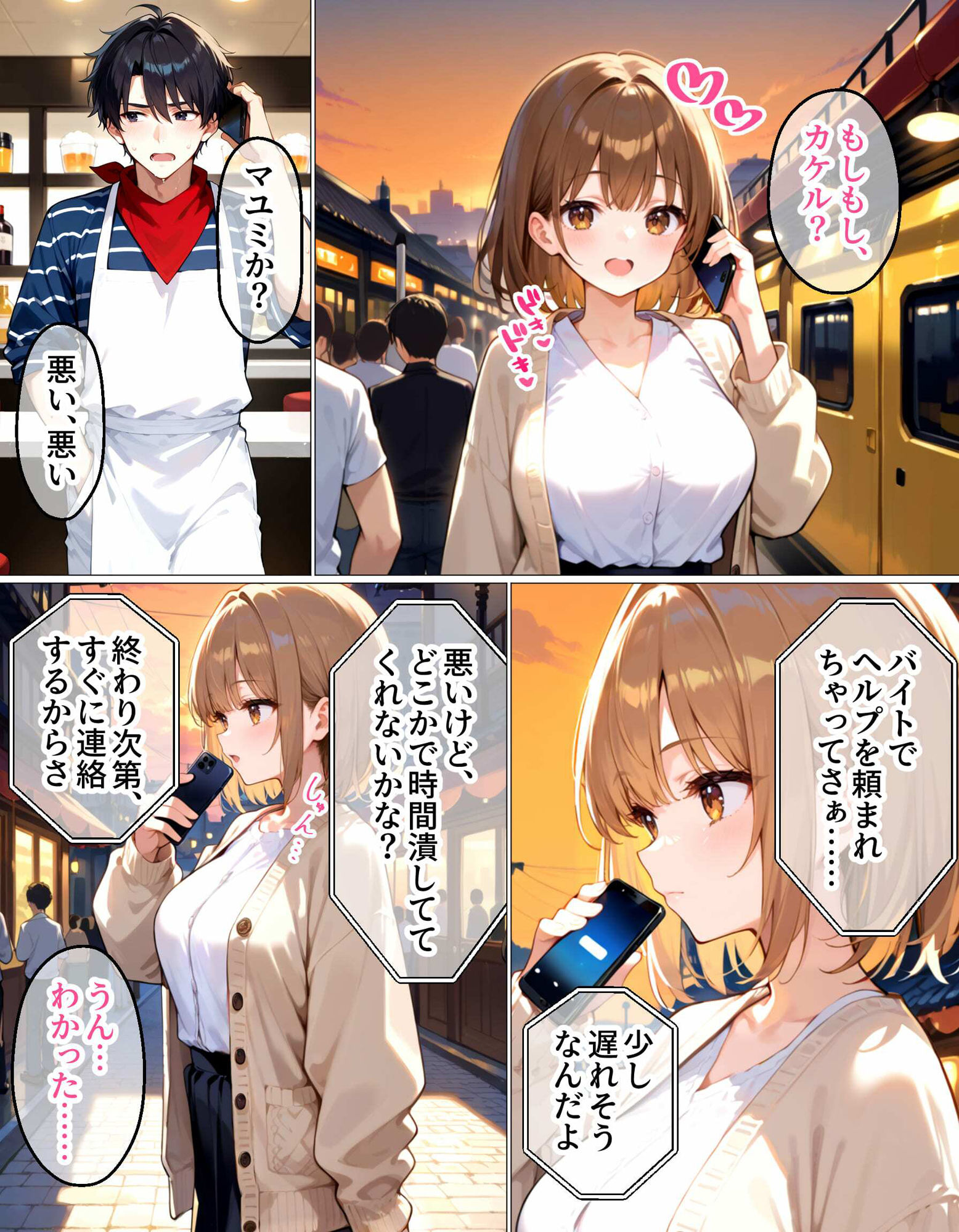 上京したばかりの大学1年生がおじさんに寝取られました 画像2