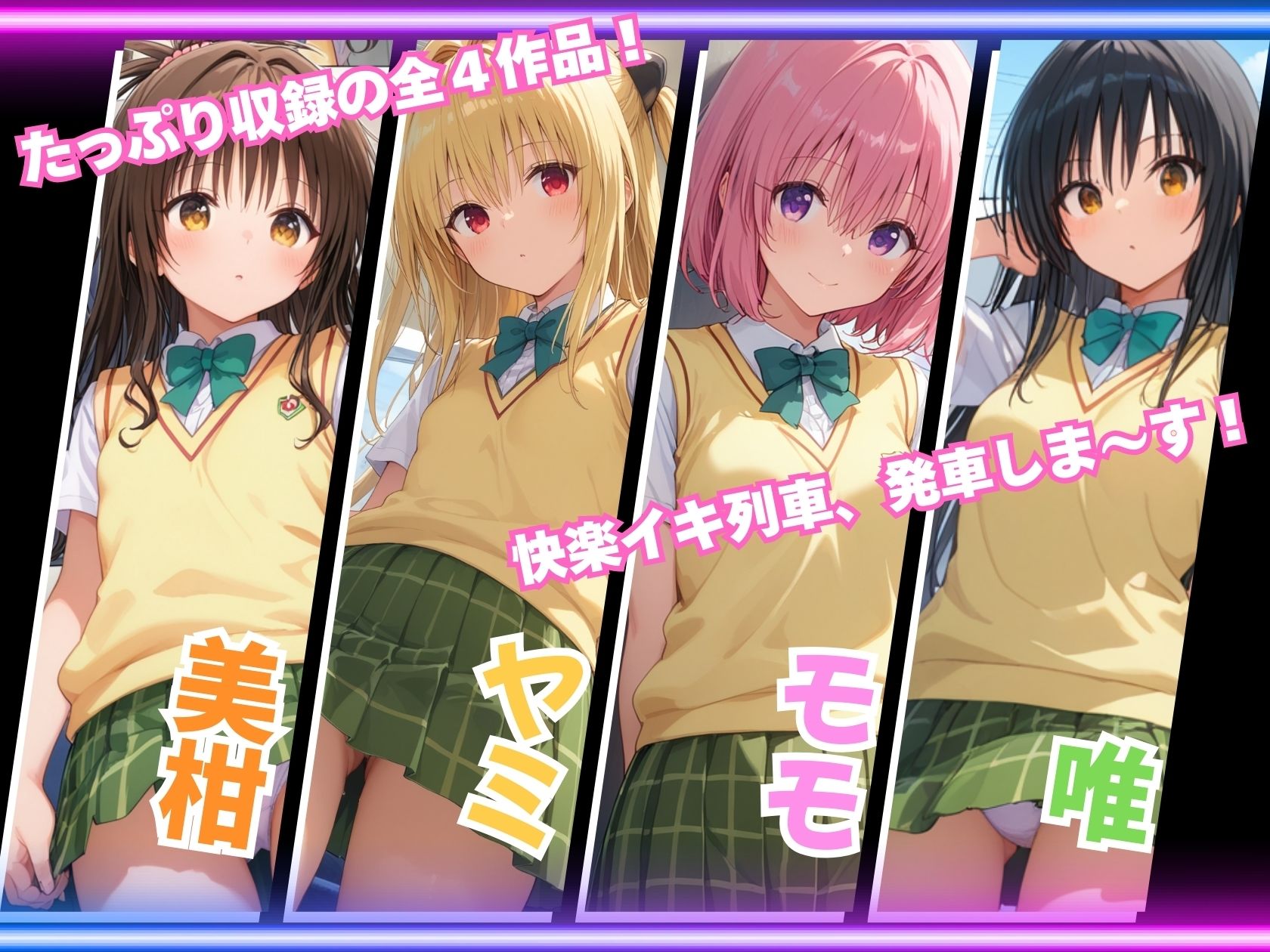 サンプル画像2:調教ヒロイン  総集編 1  電車でオスたちに痴〇されてメスにされました(がじゅまる工房) [d_591915]