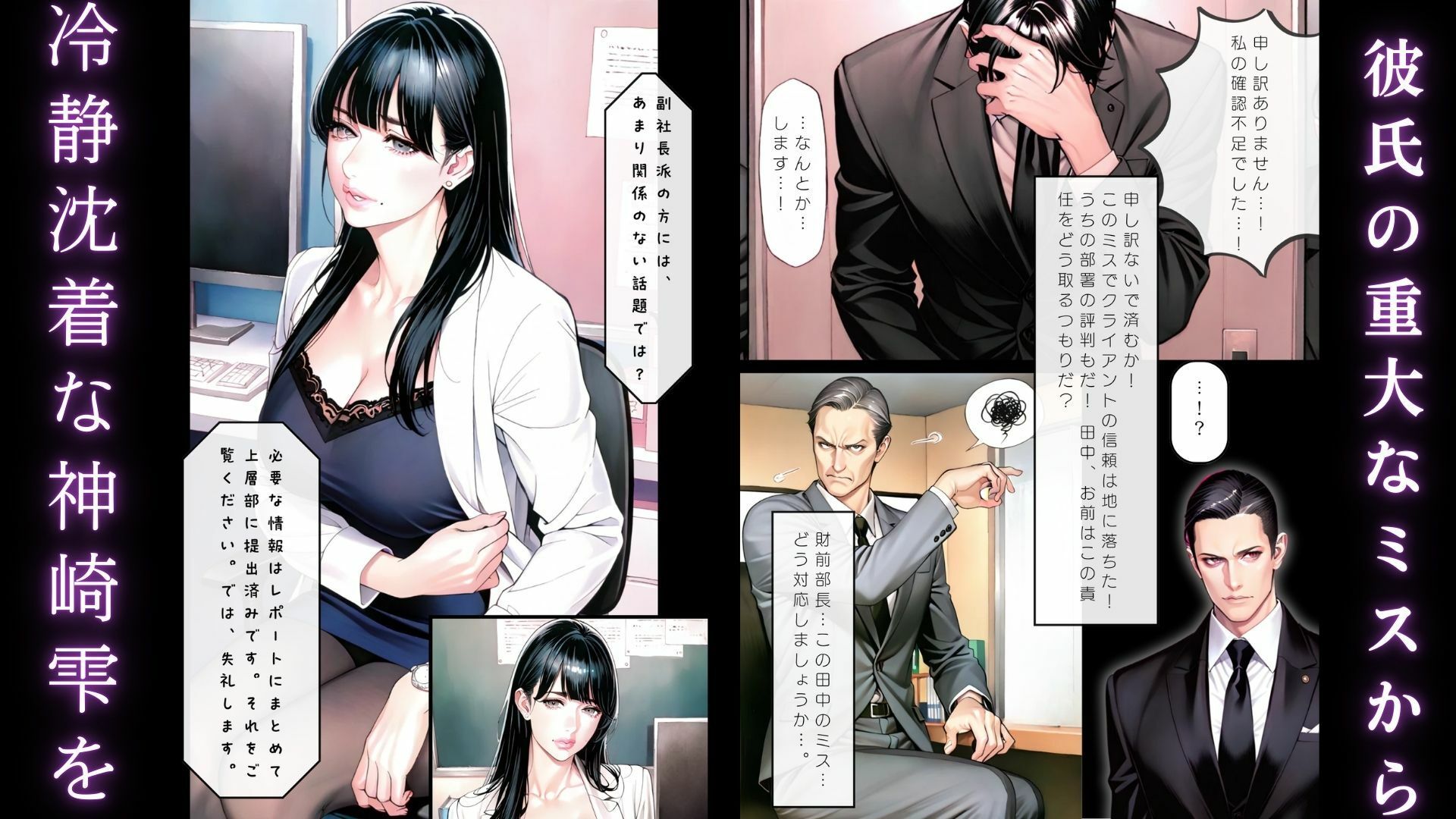 サンプル画像1:欲望の罠-第4話 神崎澪 揺らぐ天秤(AI_MAKER) [d_592074]