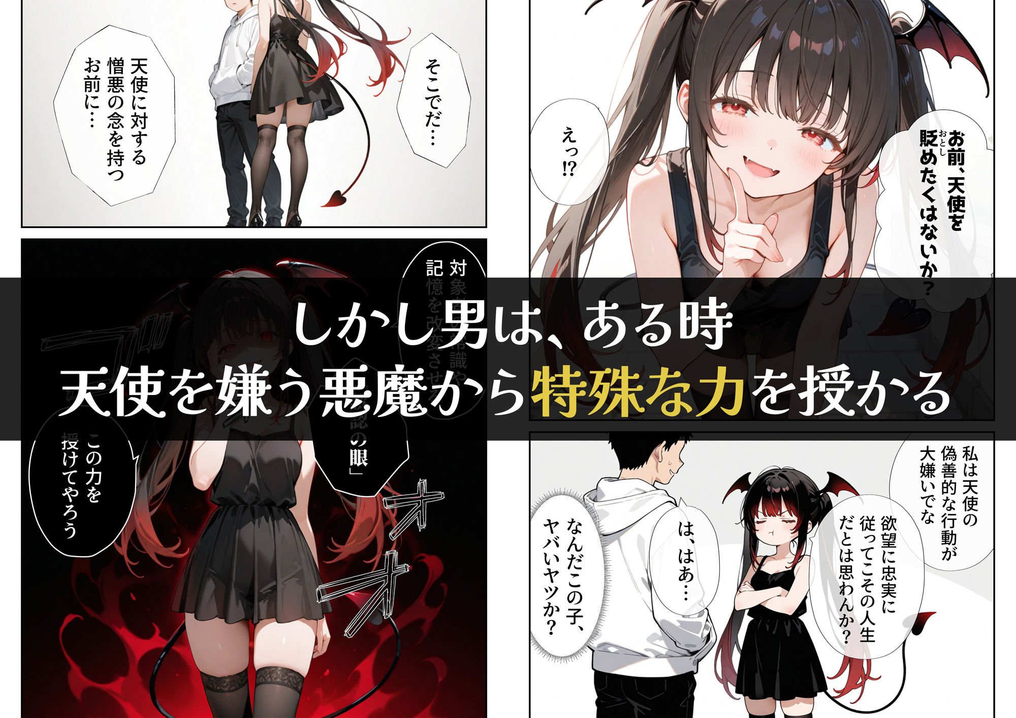 サンプル画像3:お隣の天使様を記憶操作でイケメンから寝取って堕天使にした件(ニーハイ堂) [d_592187]