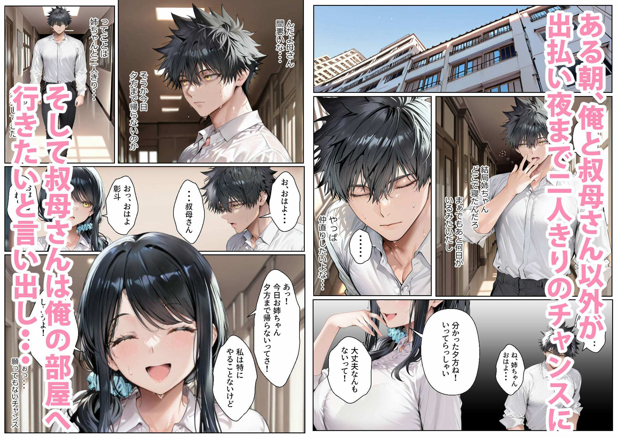 サンプル画像4:新婚の叔母さんは旦那とケンカして家出し実家に入り浸り〜ある日二人きりになった俺は初恋の劣情をその子宮に叩きつけイチャラブ托卵セックスしまくる〜(柑橘堂) [d_592359]