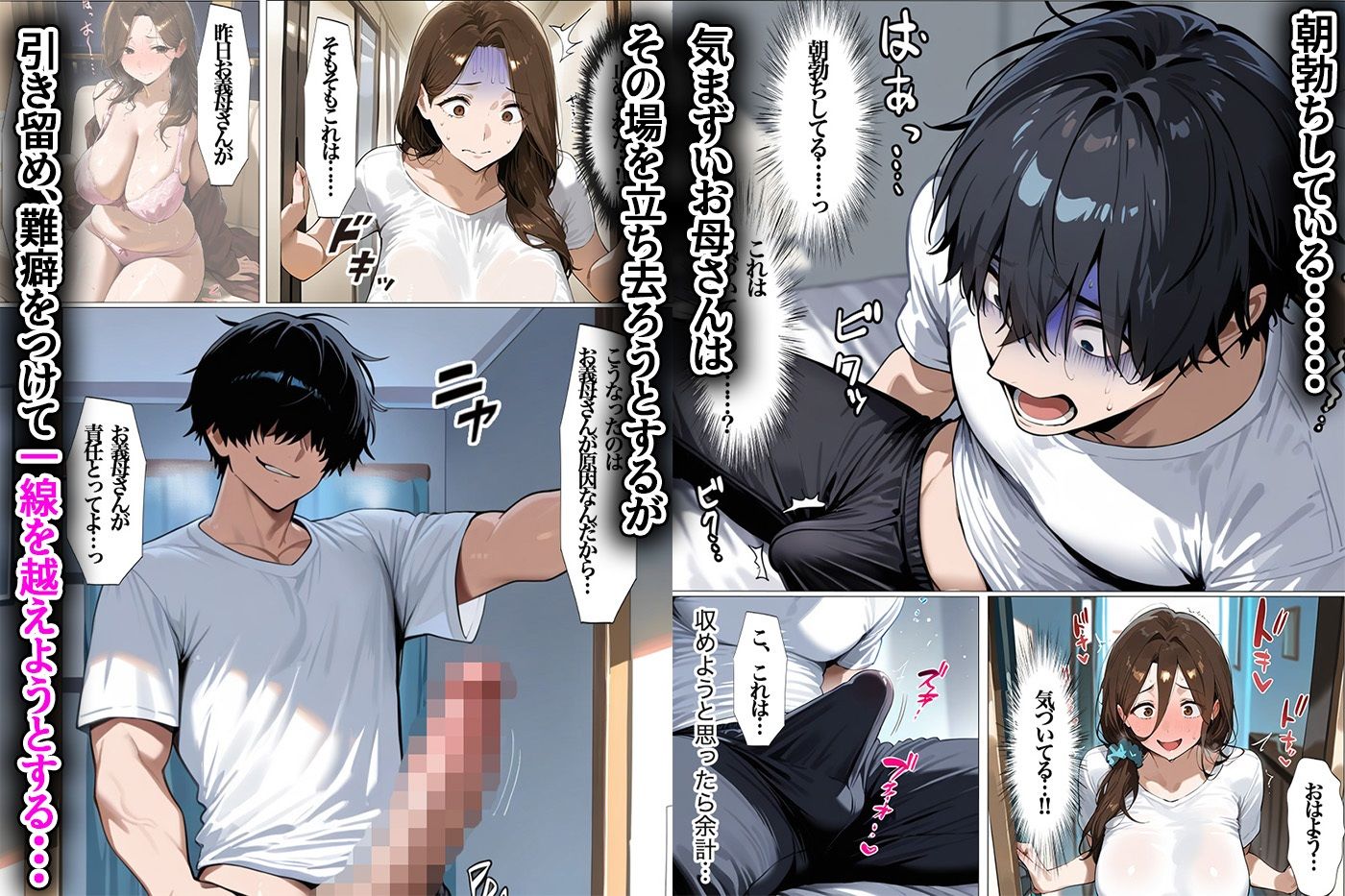 初恋のお母さん 無防備な爆乳お母さに巨大ちんぽで犯し続け種付け 画像6