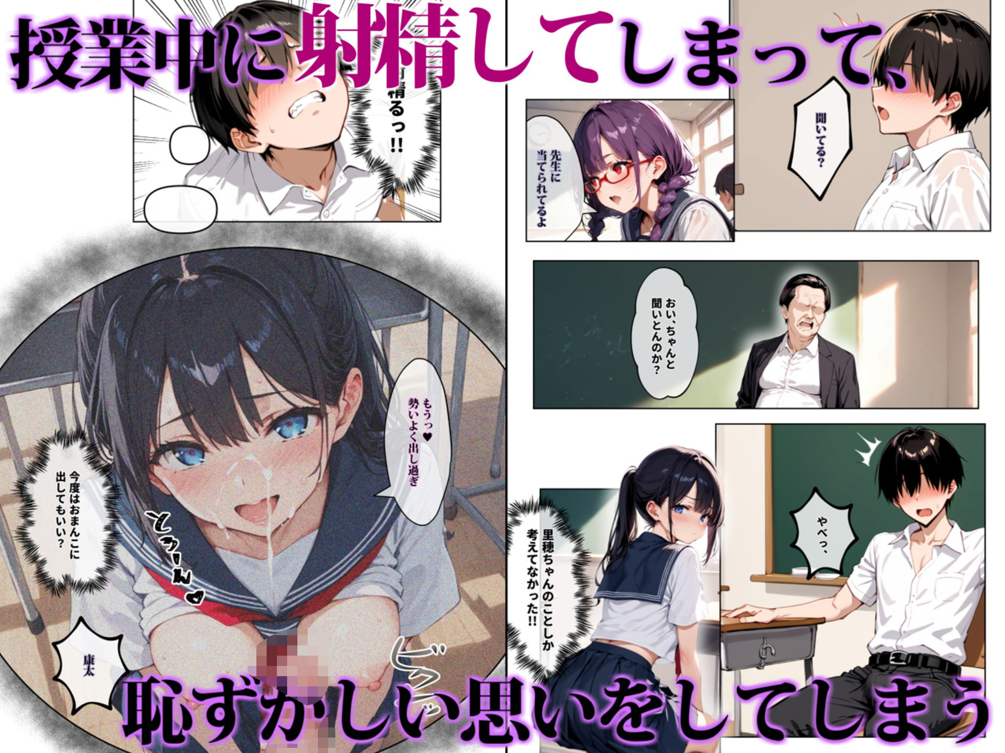 サンプル画像4:ずっと好きだった女の子に彼氏がいたので、女友達にマ〇コを貸してもらった件(エロマンガールズ) [d_593405]