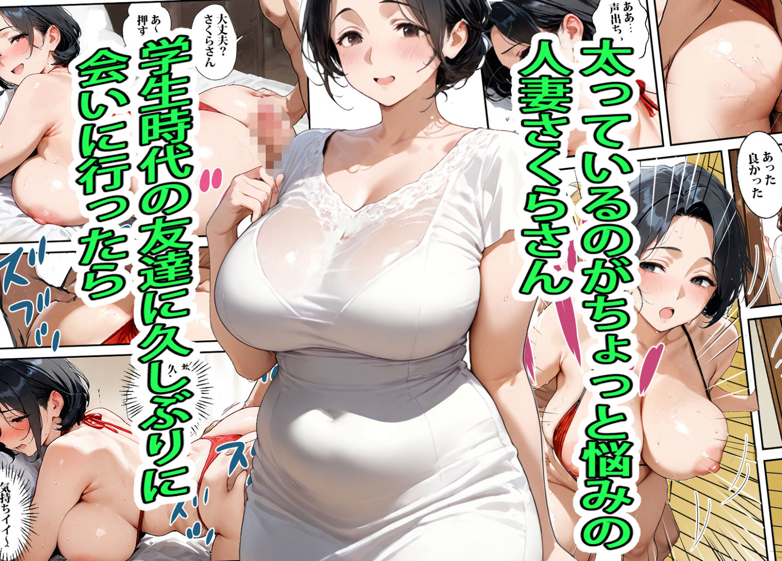 人妻さくらさんは能天気 ビキニを着たら友達の息子チャラオにハメられた 画像1