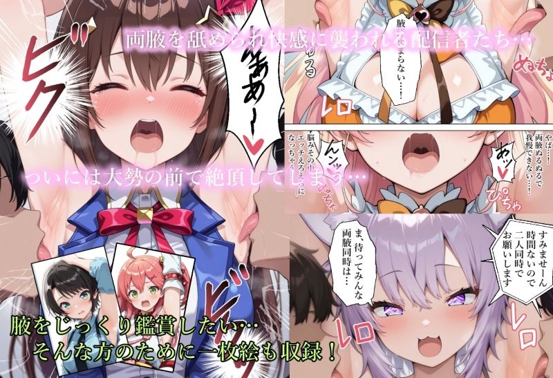 サンプル画像2:ホ〇ライブ対面腋舐め会(フェチ学部) [d_594777]