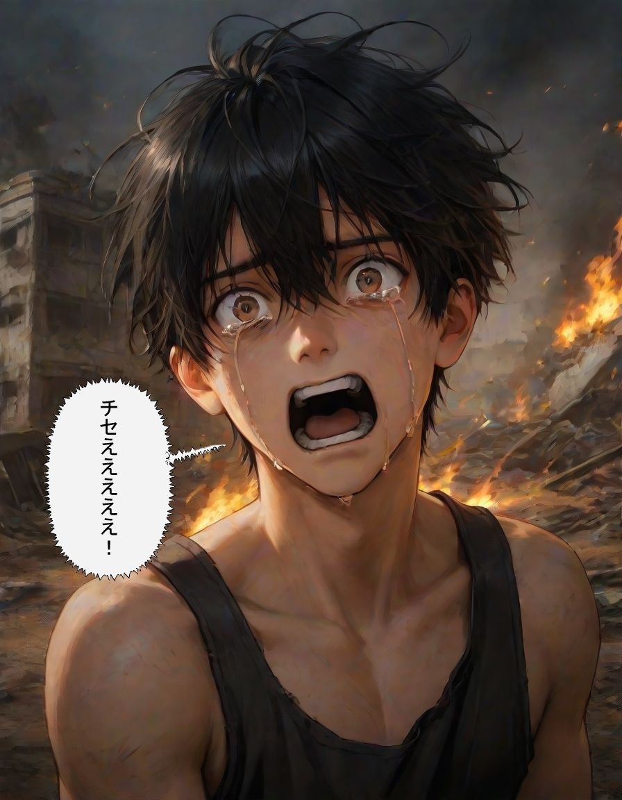 サンプル画像5:風の吹く丘で(うさぎのイロハ) [d_594802]