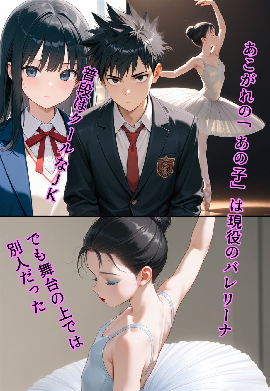 サンプル画像1:困惑の白鳥 トゥシューズを履かされた男たち(真城のソフトハウス) [d_595329]