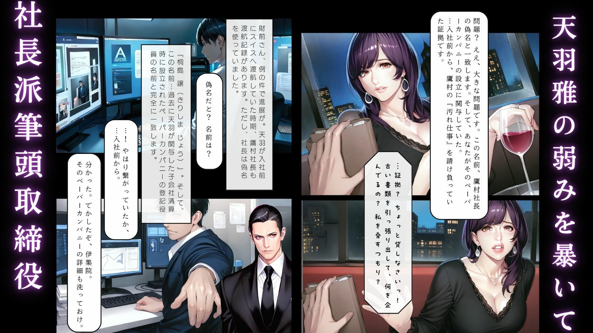 サンプル画像1:欲望の罠-第5話 天羽雅 仮面の裏側(AI_MAKER) [d_595624]