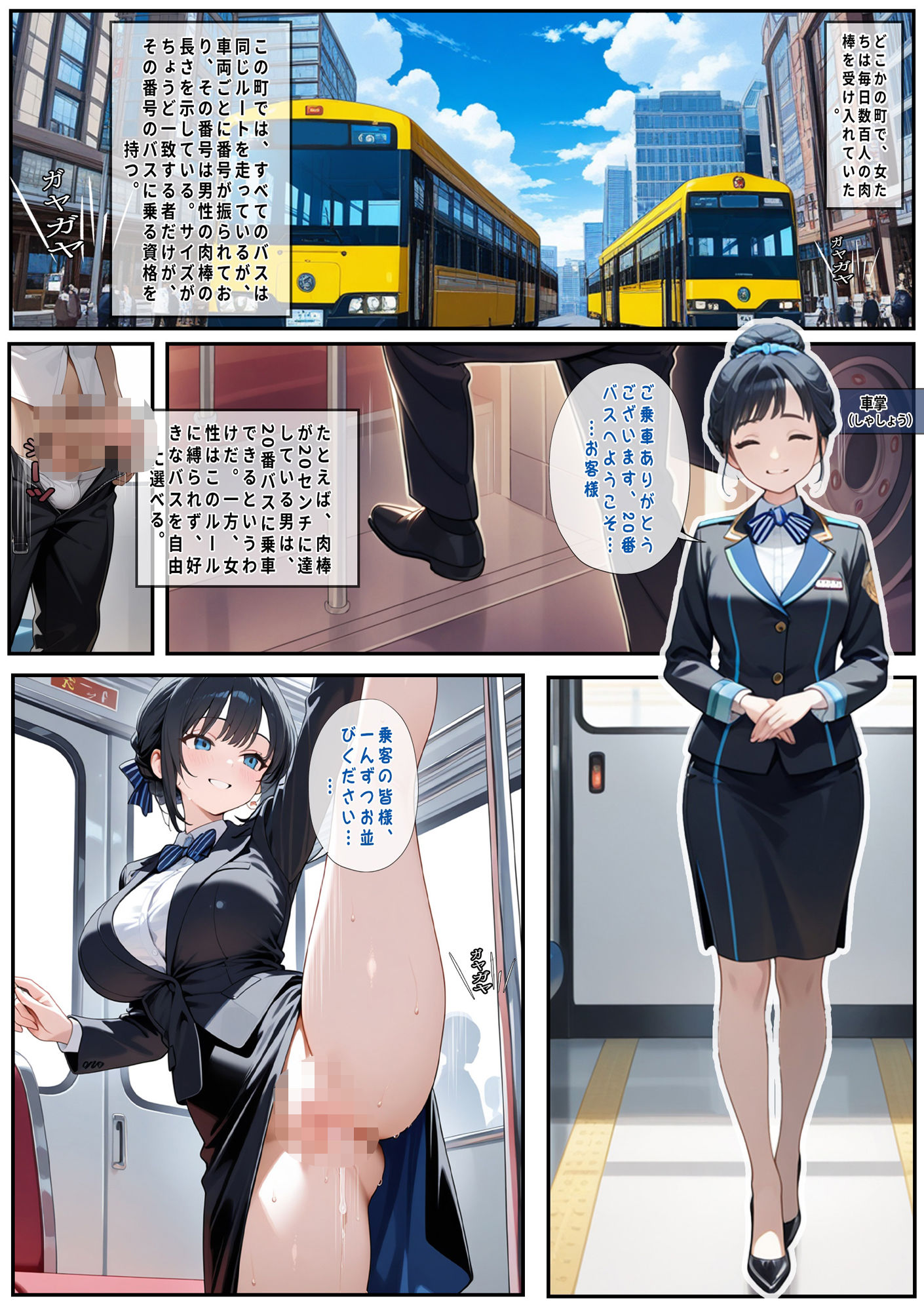 サンプル画像2:全員服従型の町(Kuma Lust labo) [d_595943]