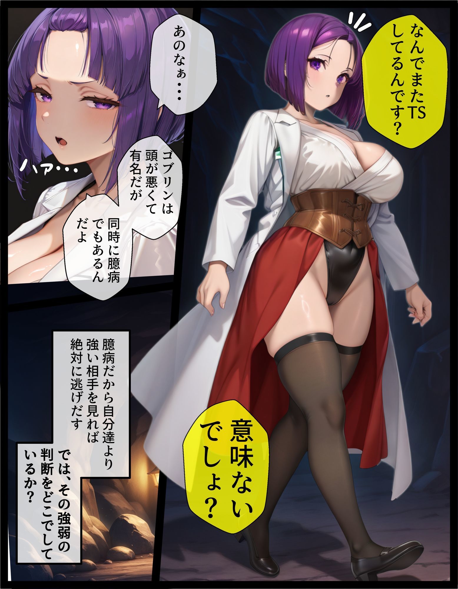 TSして異種姦されたい〜ゴブリン輪●編〜 画像3