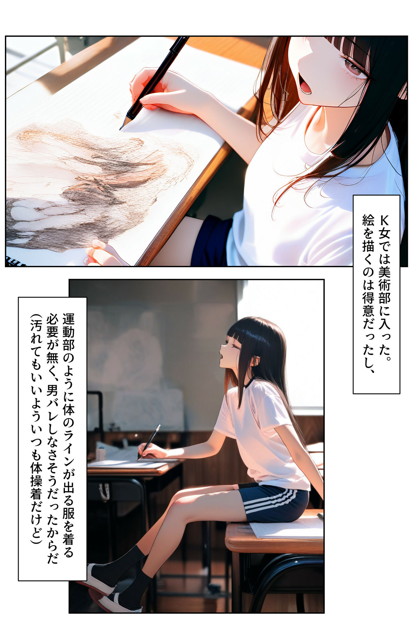 女装男子のJKハーレム生活45