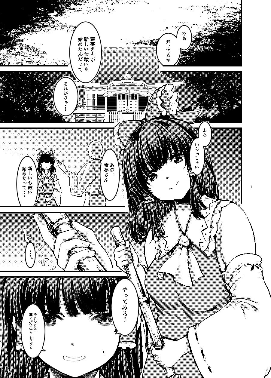 サンプル画像1:厄払い？博麗神社の新しいお仕事(幻想影燈籠) [d_597715]