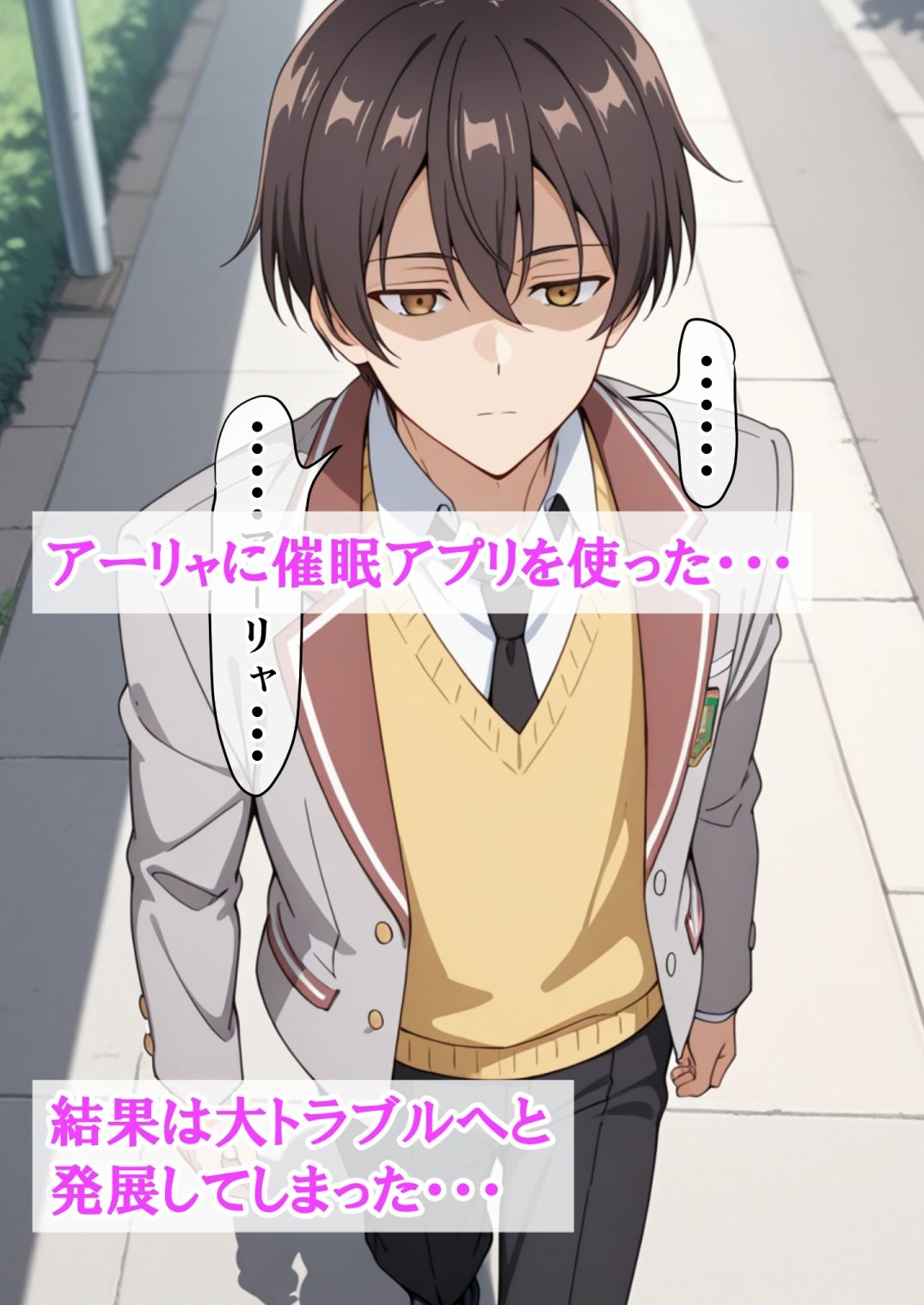 サンプル画像1:30日後にセックスできる催●アプリを使わずに、アーリャと生ハメ中出しセックスする計画・・・が・・・・・(ベロナス) [d_599060]