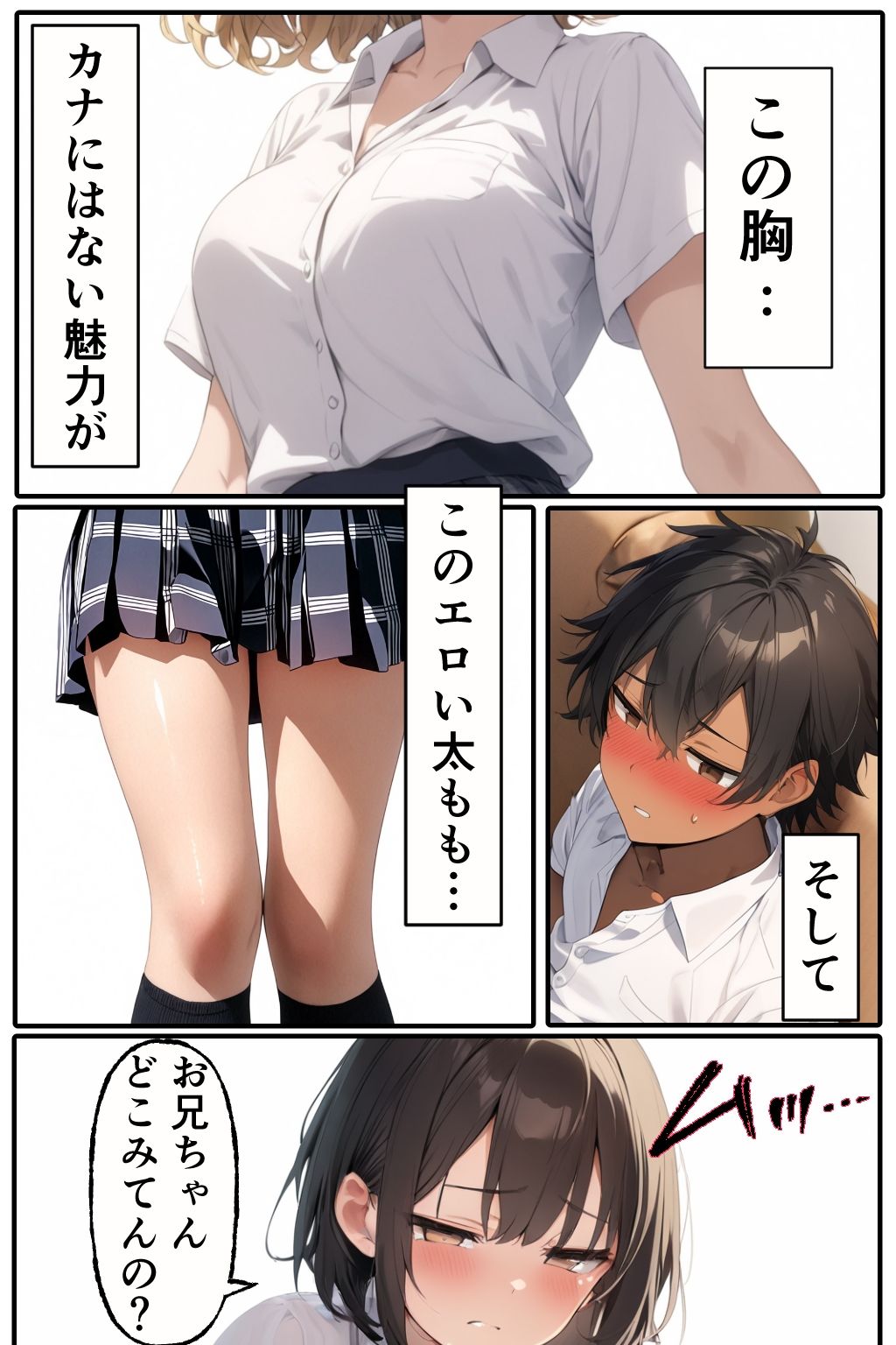 サンプル画像1:妹の友達が遊びに来た時の件(すたーらいと) [d_599267]