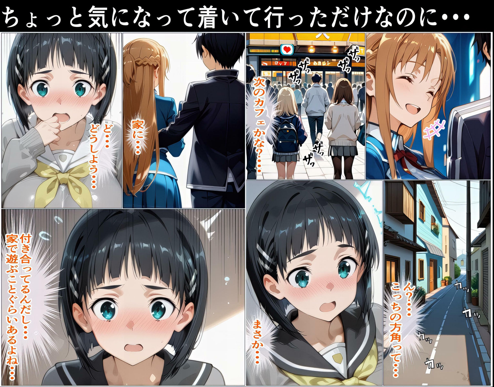 『限定割引』黒の剣士の三角関係〜めちゃくちゃに抱かれたいアスナ・兄のSEXを聞いて発情する直葉〜 画像3