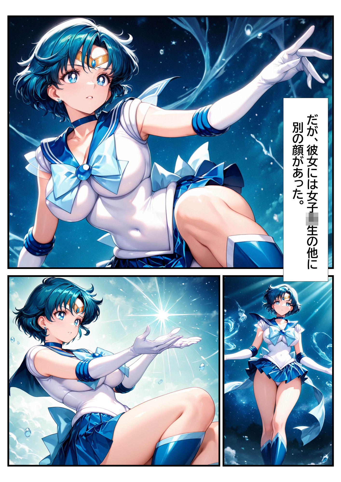 サンプル画像1:敗北の拘束輪●  セーラーマーキュリー(ぶるーしゃとー) [d_599513]