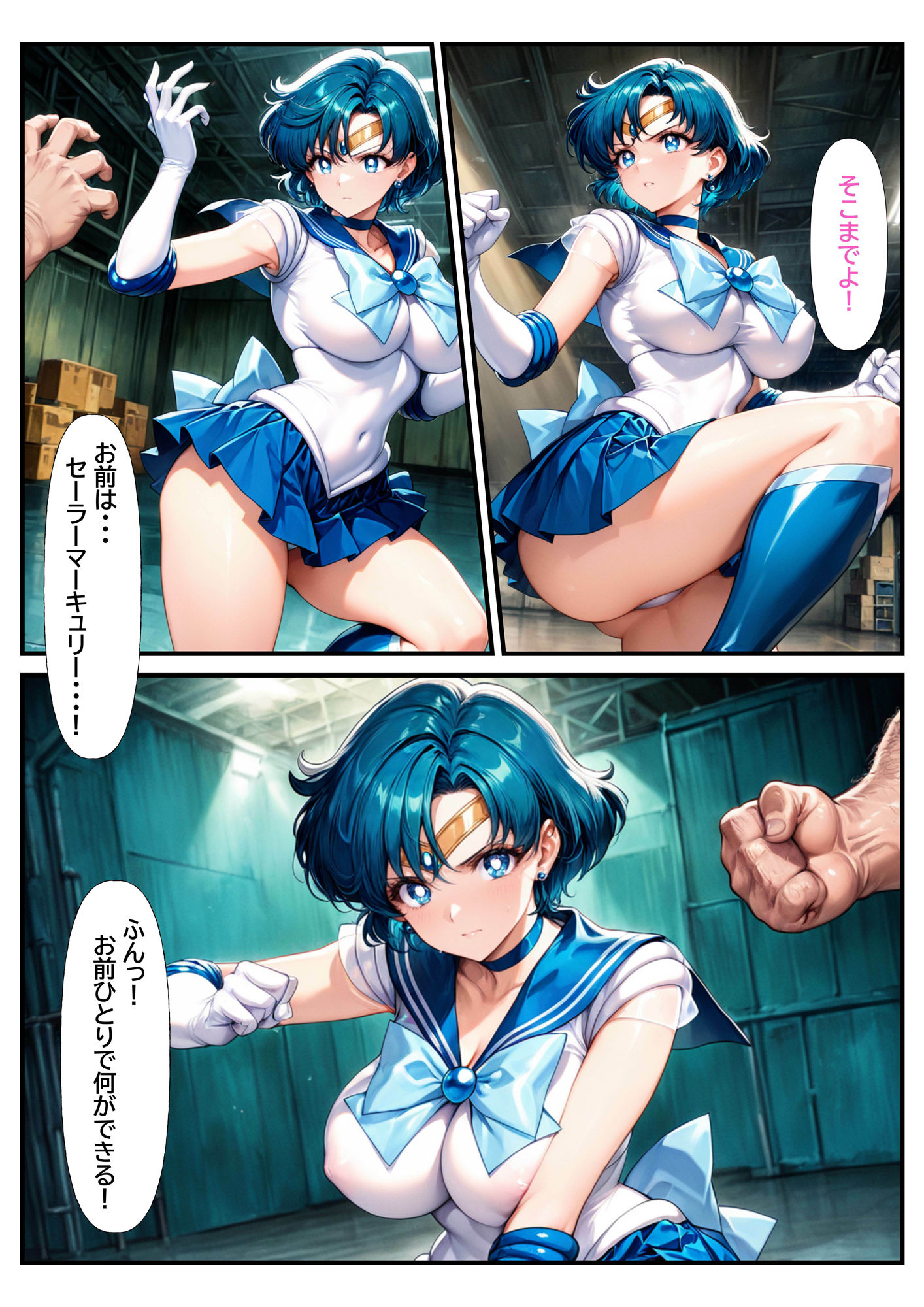 サンプル画像4:敗北の拘束輪●  セーラーマーキュリー(ぶるーしゃとー) [d_599513]