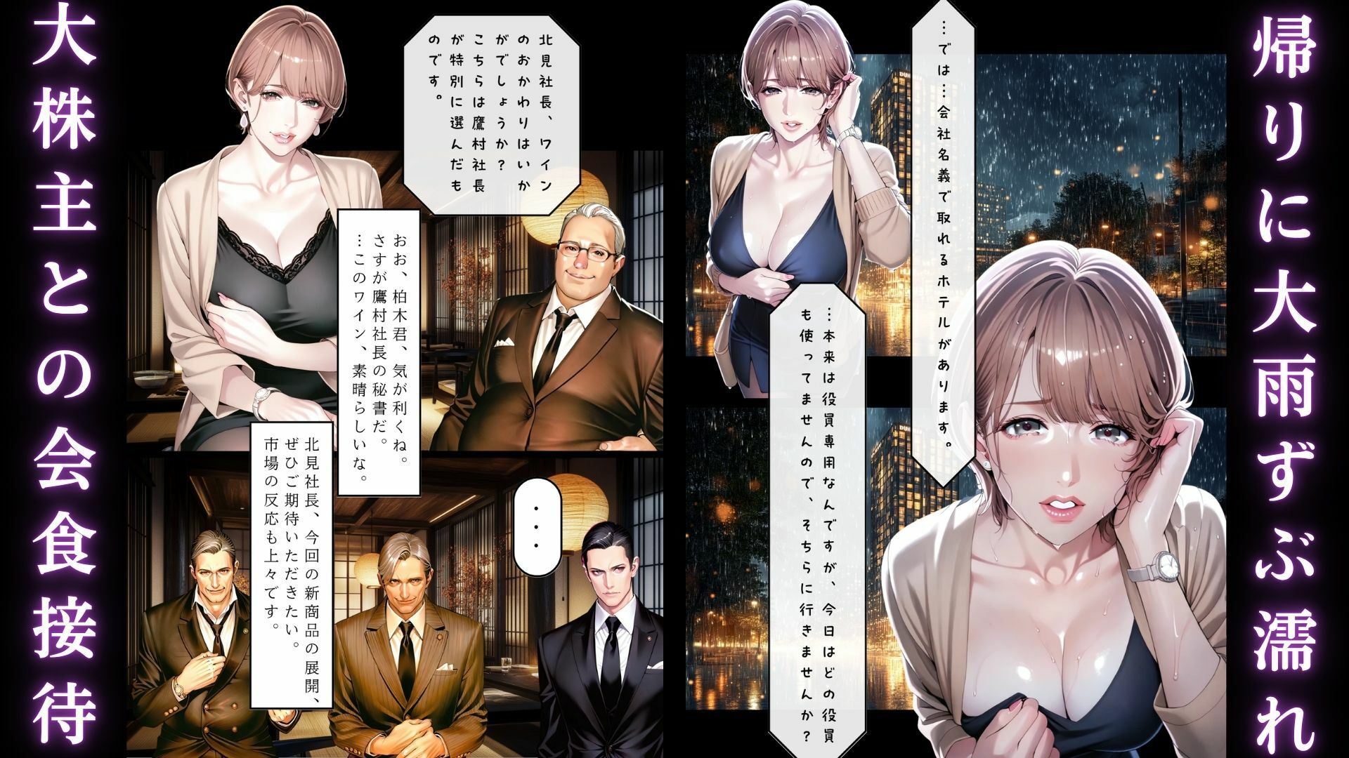 サンプル画像1:欲望の罠-第6話 柏木 文乃 秘書の戯惑(AI_MAKER) [d_599780]