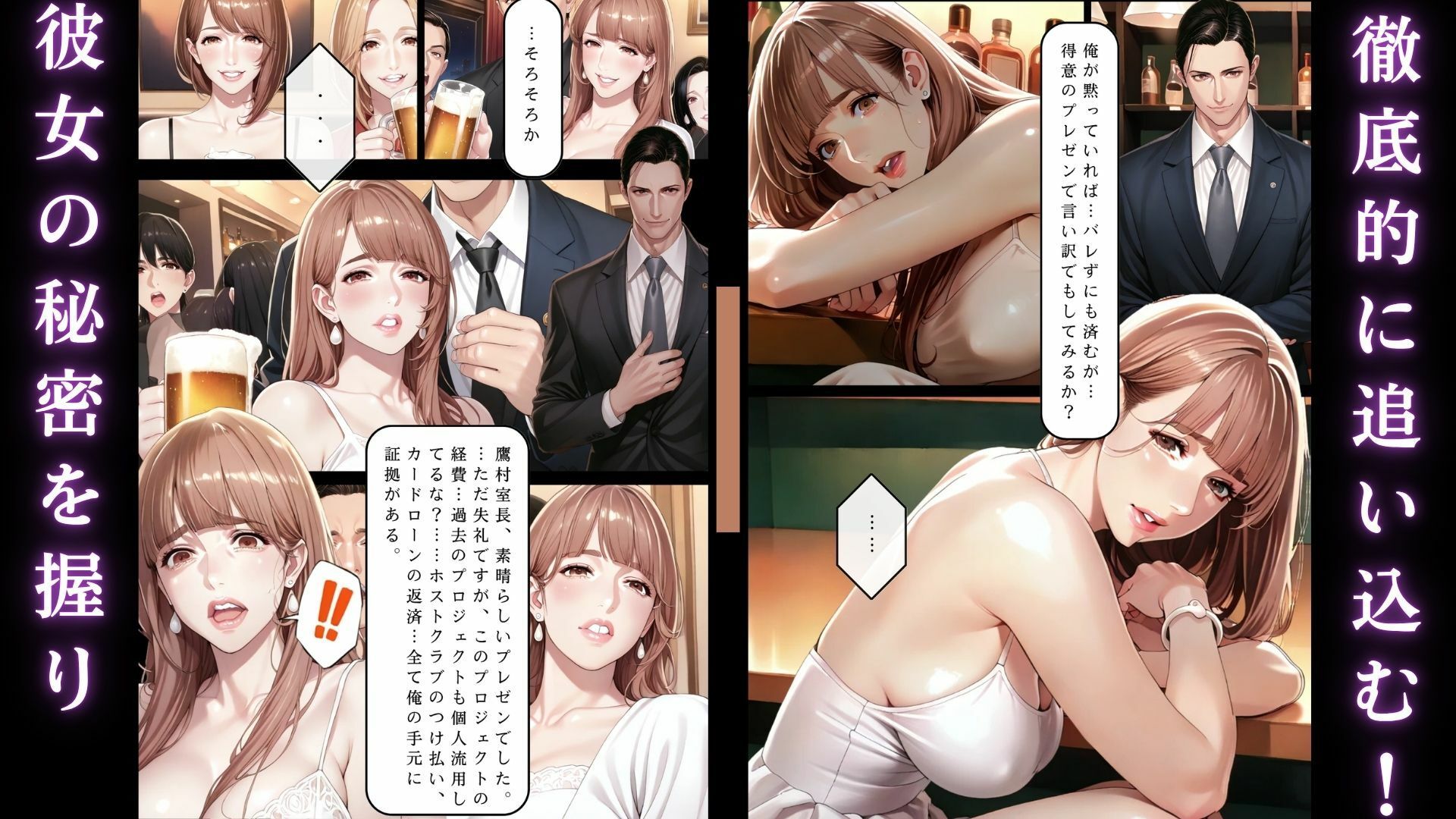 サンプル画像2:欲望の罠-第7話 鷹村美咲 揺れる野心(AI_MAKER) [d_601100]