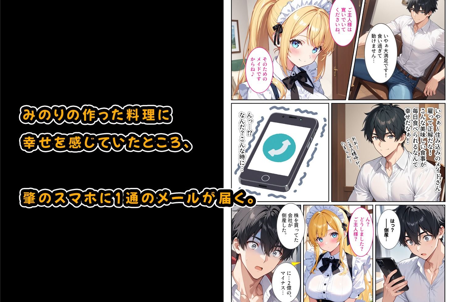 サンプル画像5:家事代行の爆乳メイドが濃厚なご奉仕エッチをしてくれた話(StudioSR（妹･人妻･巨乳推し）) [d_601146]