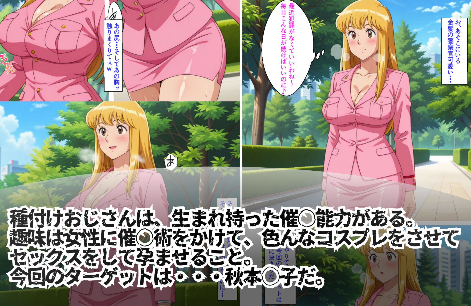 種付けおじさんの催〇7days  秋〇麗子編_0