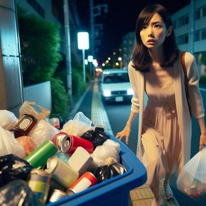 サンプル画像1:レ●プしやすい場所:ゴミ捨て場でレ●プする方法【性的暴行】【レ●プマニュアル】(性癖を満たそう) [d_601783]