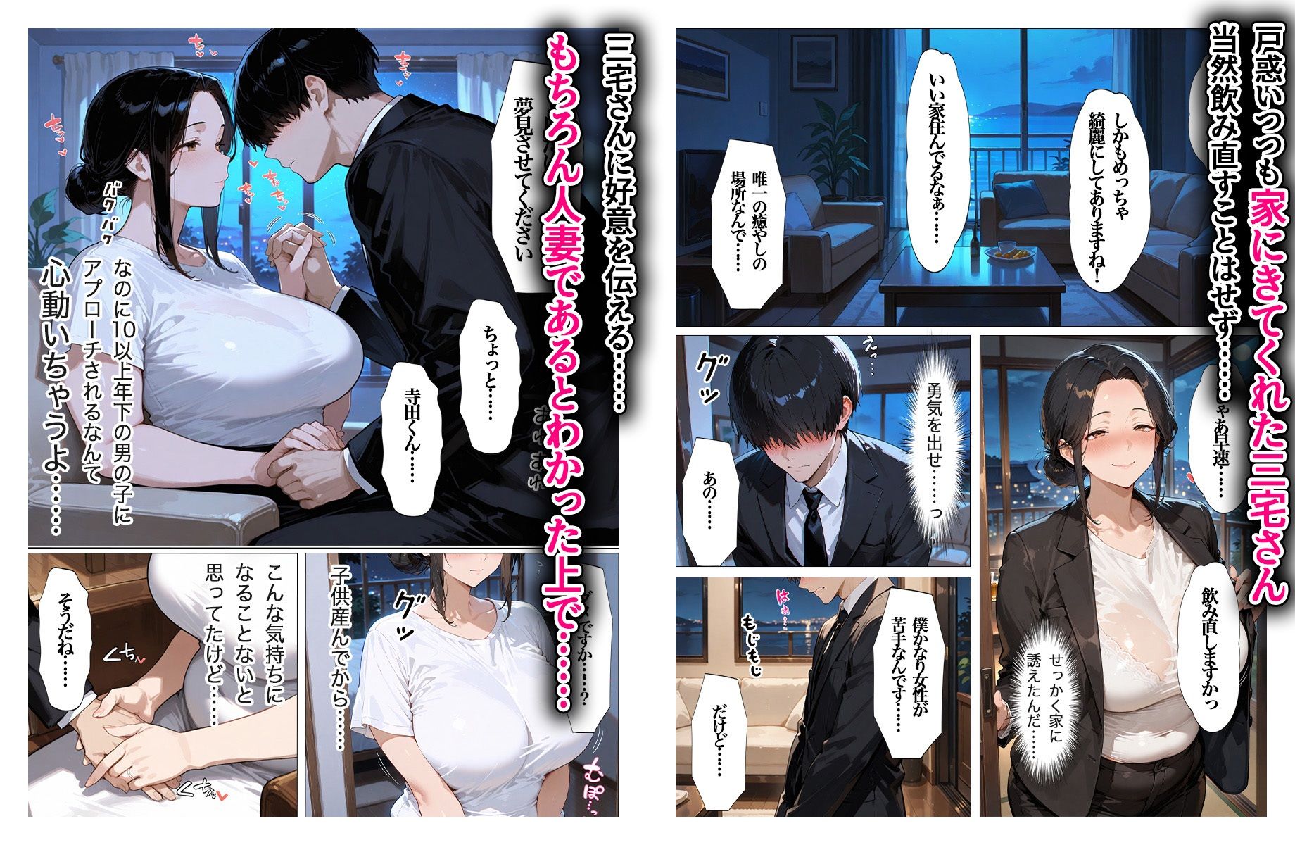 サンプル画像6:むちむちパート主婦の主婦の教育係になりました 女嫌いの俺がむちむちパート主婦の教育係になった結果人妻と知りながら恋をしてしまい、家に連れ込んで(すぷらっしゅまうんてん) [d_601886]