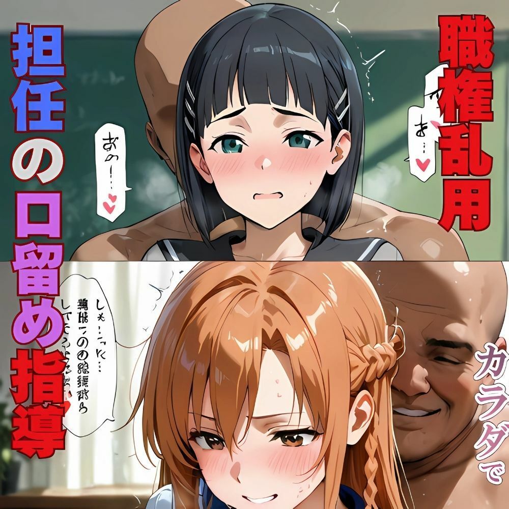 悪徳教師の性指導‥直葉の奪われる純情 画像1