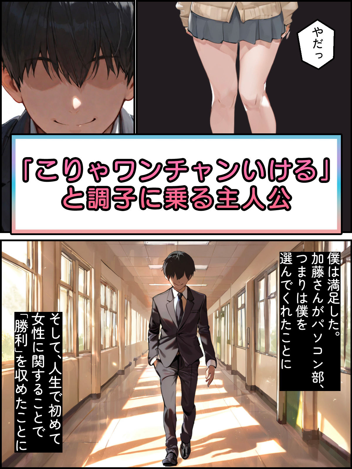 サンプル画像5:パソコン部の癖に身体100点な生徒をヤリチンに寝取られた(迂路沢) [d_602304]