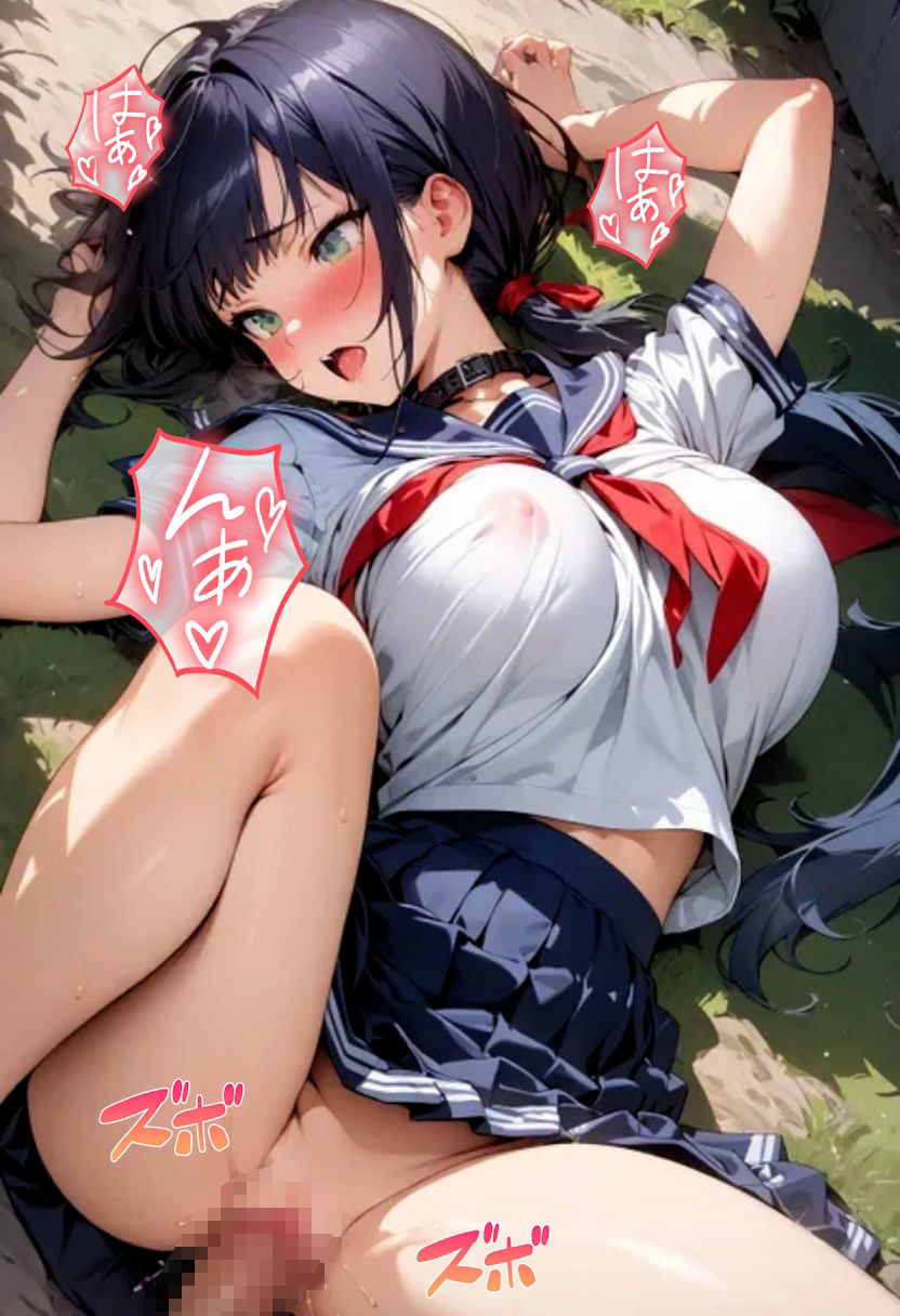 えっちな巨乳同級生と裏庭の秘密 画像7