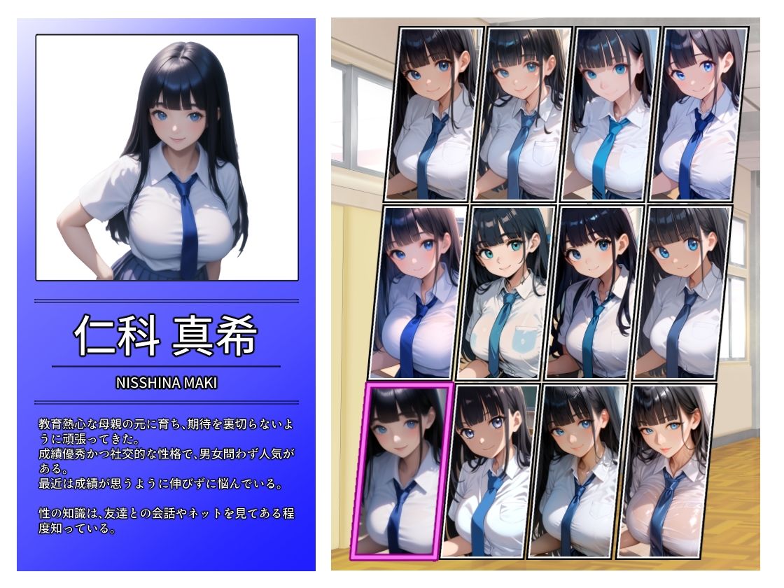 優等生●●がおしおきされるお話 モデル:neun7