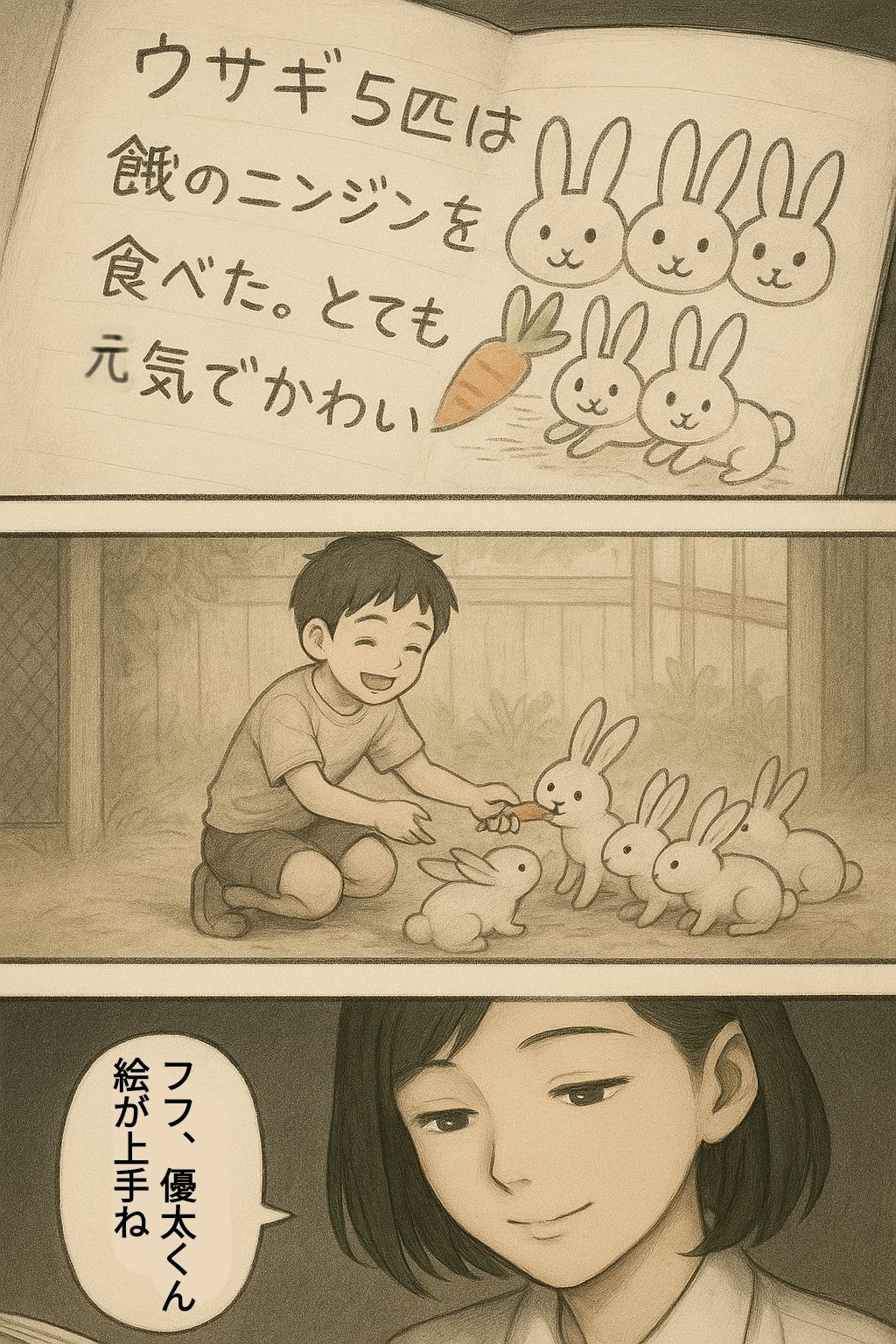 サンプル画像2:ウサギ小屋おじさん（エロホラー、触手）(dia202503) [d_602492]